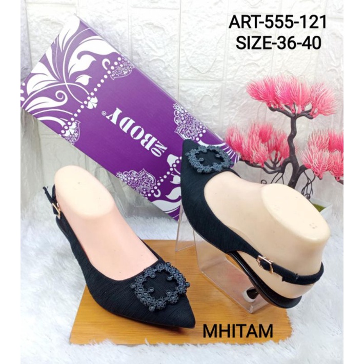 SANDAL FLAT IMPORT WANITA NOBODY 555-121