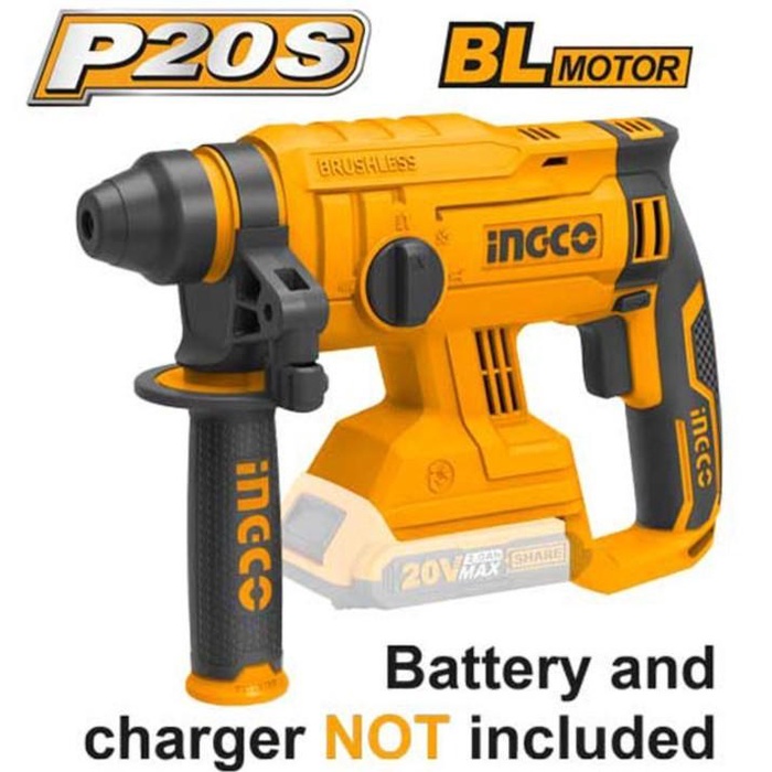 Ingco Bor Bobok Rotary Hammer Crhli2201 Cordless Brushless Kualitas Terbaik