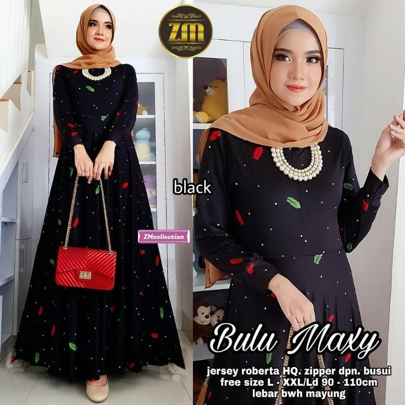 BULU MAXY / MAXY WANITA / ATASAN WANITA / MAXY BAHAN JERSEY ROBERTA