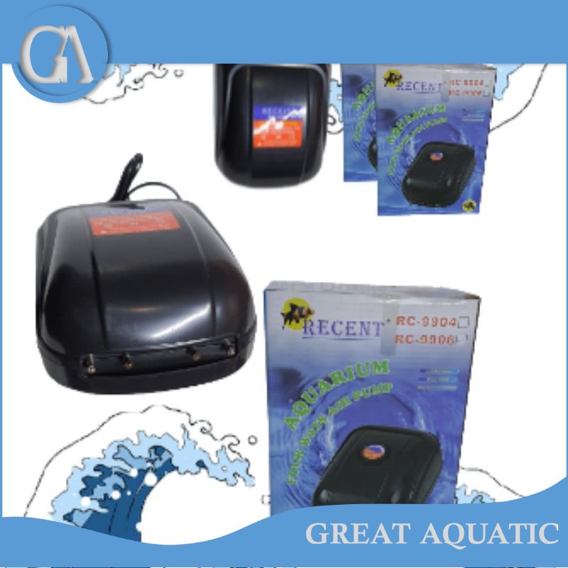 Airpump 4 Output Mesin pompa udara 4 lubang RECENT RC 9904 AERATOR