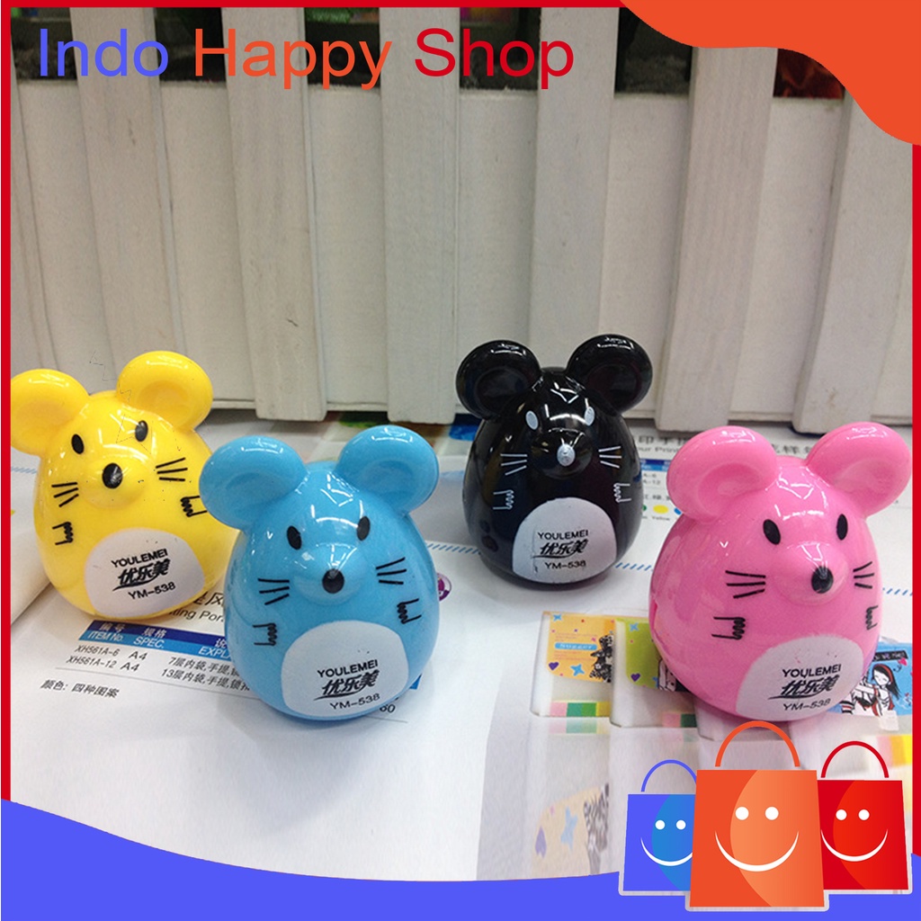 

⭐️ ⭐️Peraut Pensil Motif Tikus Rautan Karakter Mickey Pencil Shaperner Import