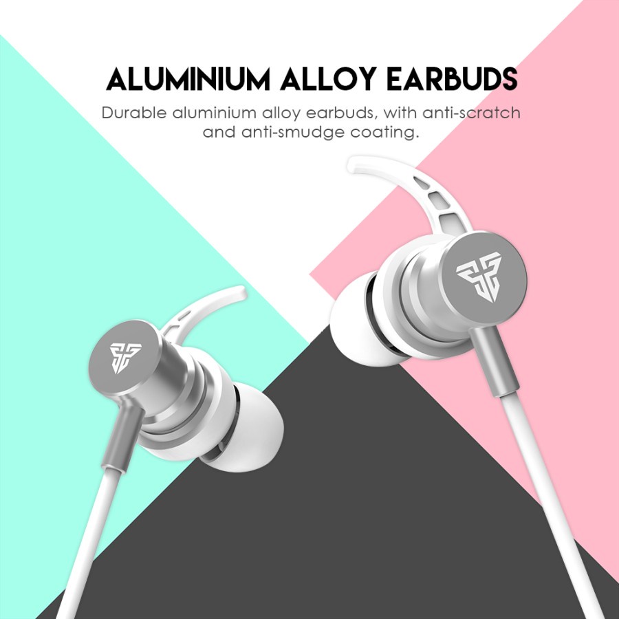Earphone Fantech EG3 EG-3 Earbuds Premium Alloy - Mint Edition