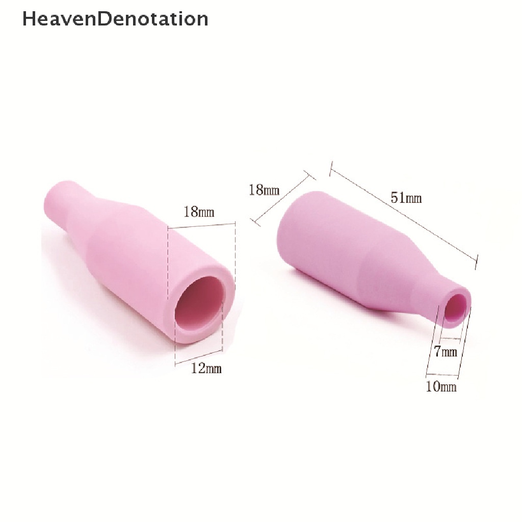 [HeavenDenotation] 5Pcs MB15AK MIG / MAG Gas Ceramic Nozzle Welding Gun Torch Tip Nozzle Shield Cup HDV