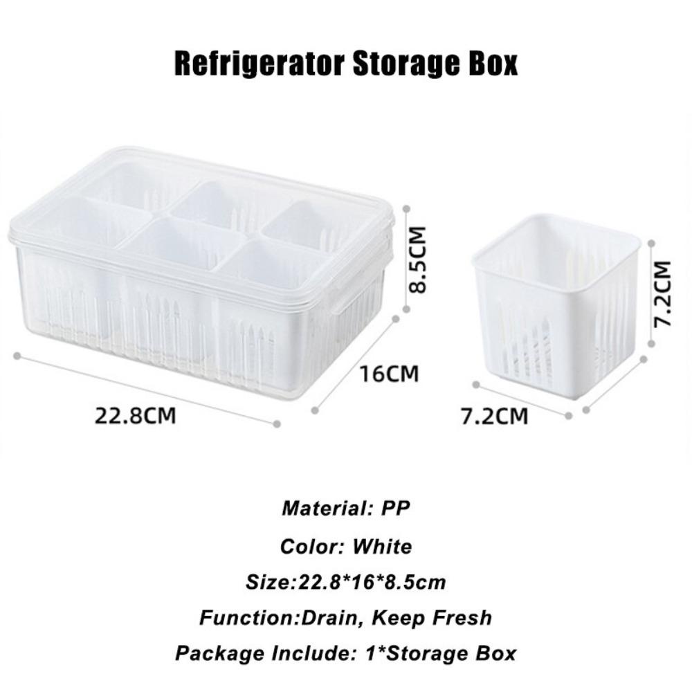 Suyo Kotak Penyimpanan Kulkas Daging Bening Fridge Organizer