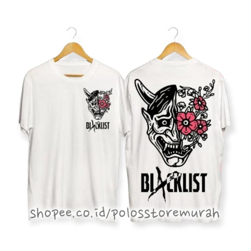KAOS DISTRO KEREN SABLON DIGITAL BLACKLIST