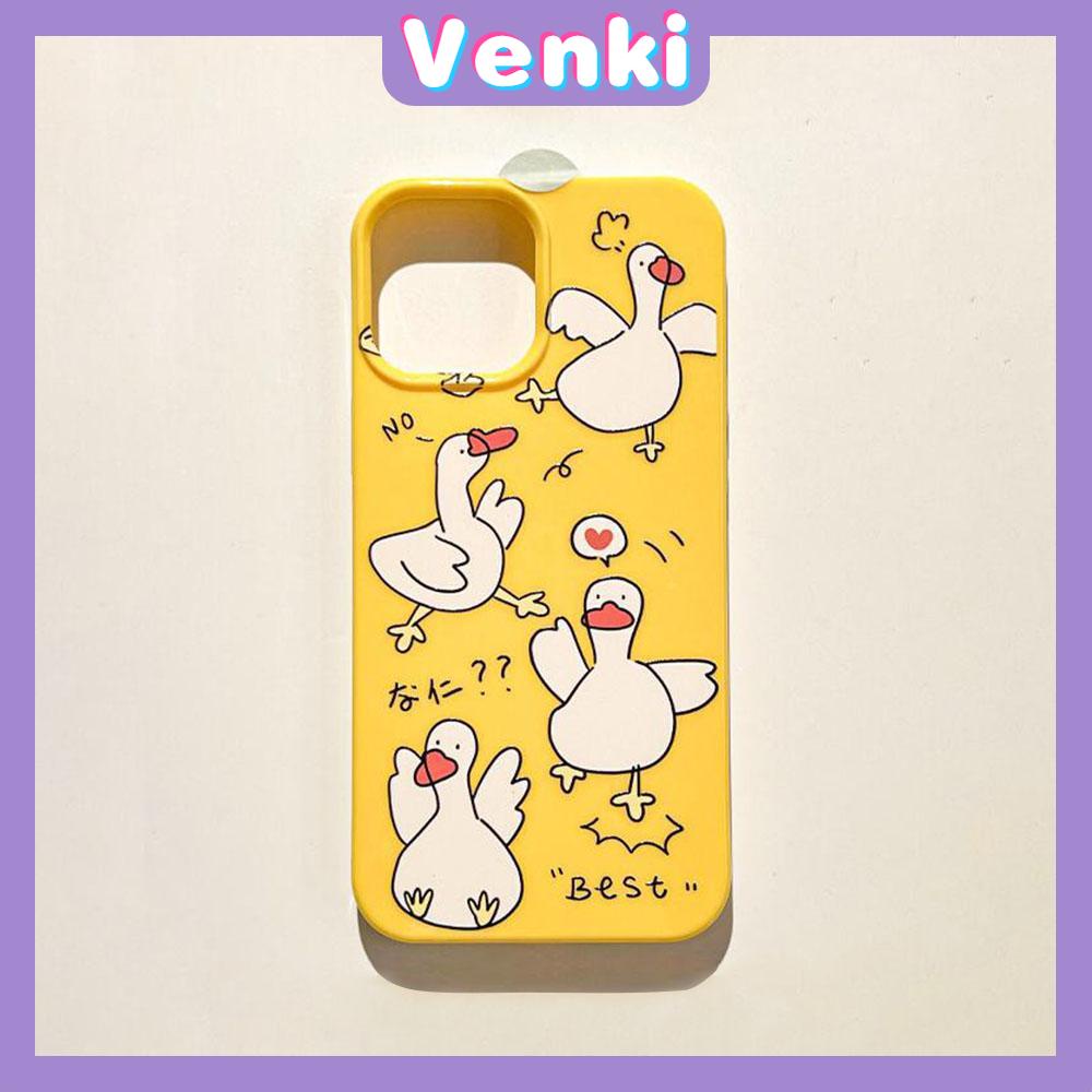 iPhone Case Soft TPU Glossy Yellow Candy Case Cute Cartoon Duck Camera Protection Shockproof For iPhone 14 13 12 11 Pro Max 7 8 Plus X XR