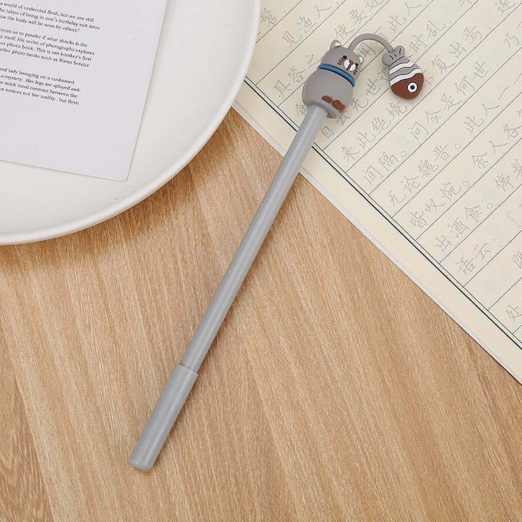 4pcs Pena Pulpen Pen Motif Hewan GM-ST0317