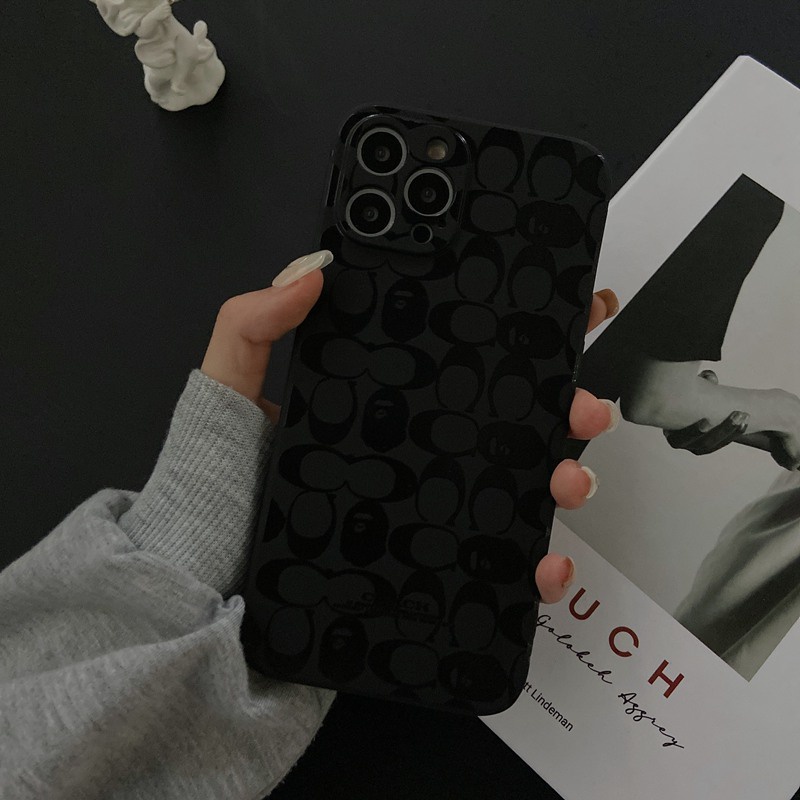 Fashion Gucci Soft Case HP iP iPhone 11 12 Mini 13 Pro Max 7 8 + Plus SE 2020 X XR SE 2020 XS Max Black Frosted Casing Apple