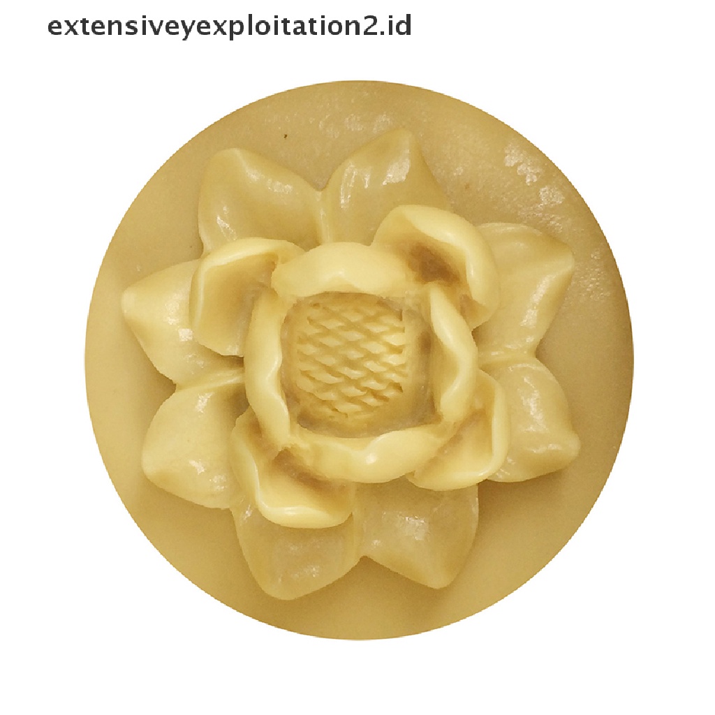 {NEW} 1pc Cetakan Silikon Bentuk Lotus DIY Pastry Cupcake Cetakan Bakeware Sabun Coklat.