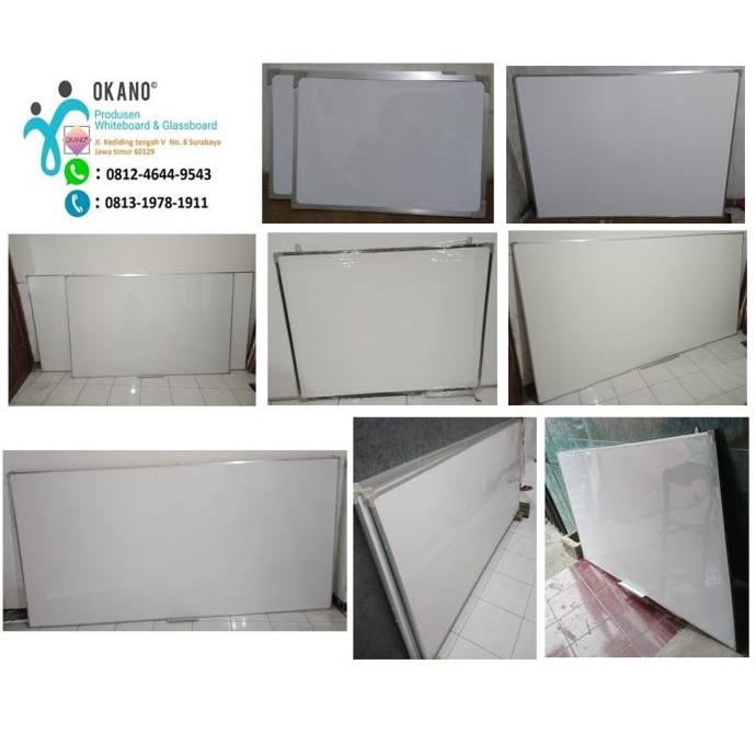 

Whiteboard gantung / Papan tulis Gantung 120 x 240 cm