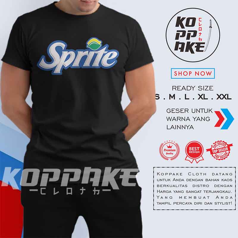 Kaos Sprite Logo Baju Perusahaan