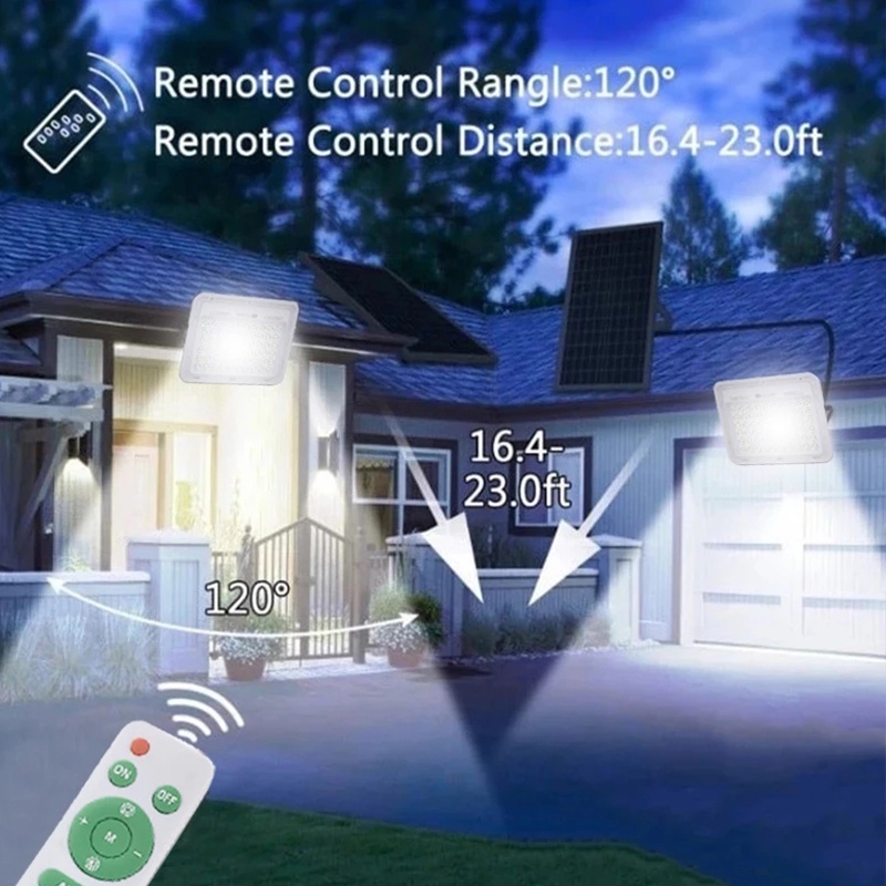 400W LAMPU SOROT SOLAR CELL LED TENAGA SURYA LAMPU TENAGA MATAHARI LAMPU SOROT Outdoor