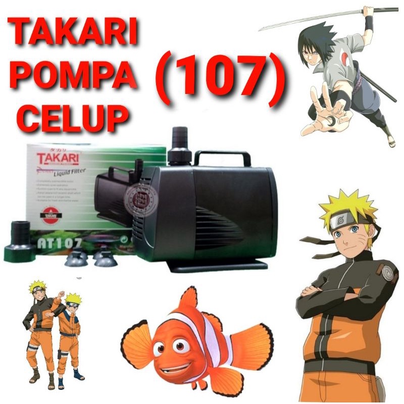 power head kolam pompa celup kolam water pump takari AT 107