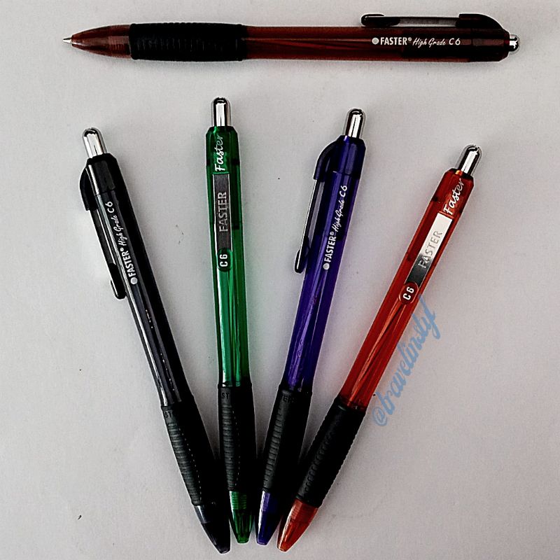 

Bolpen Pulpen Bolpoin Faster C6 / C-6 Extra Fine