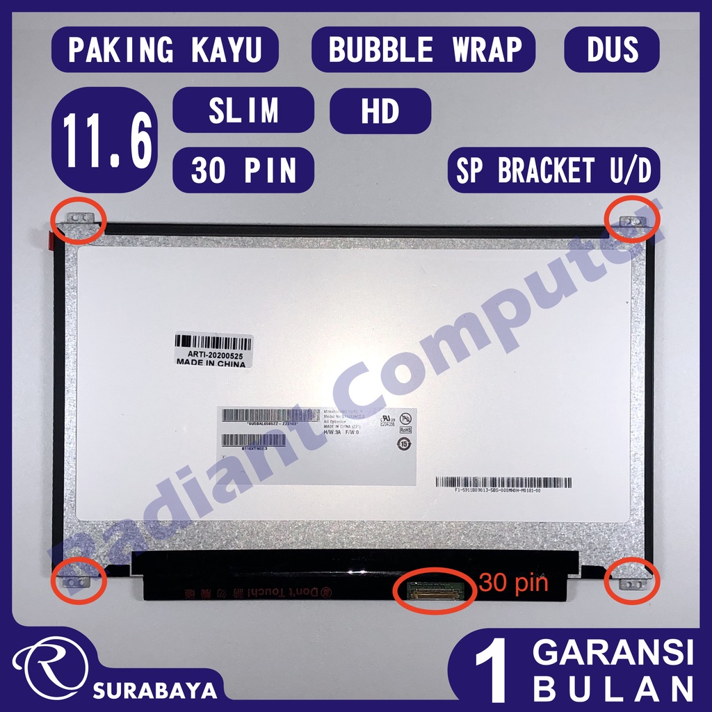 LCD LED Asus E202 E202S E202SA X205 X205T X205TA