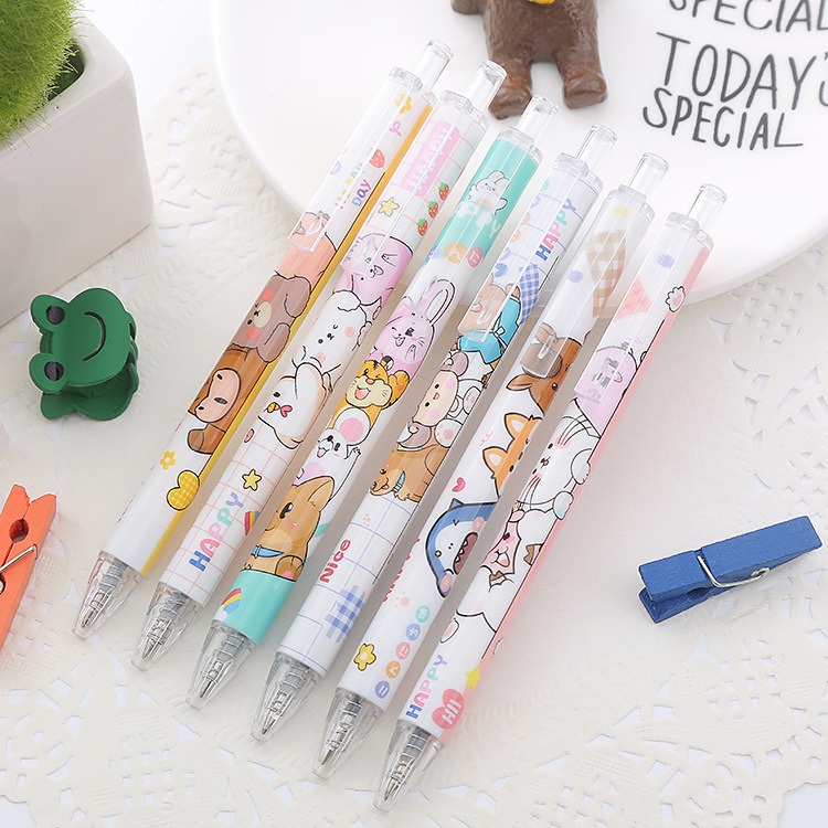 6pcs Pena Pulpen Pen Set Cetek Cetekan GM-ST0295