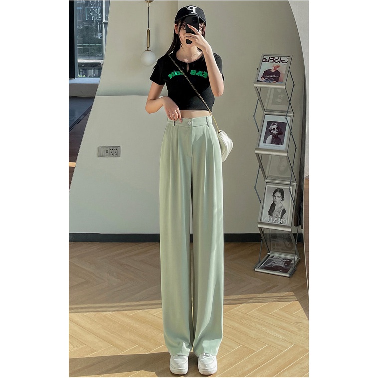 Celana Kulot Wanita Loose Import / Celana Panjang Kasual Wanita Highwaist