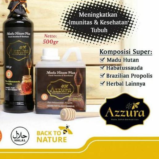

☃ Azzura - Hitam Pahit Plus Propolis Habatussauda ♥