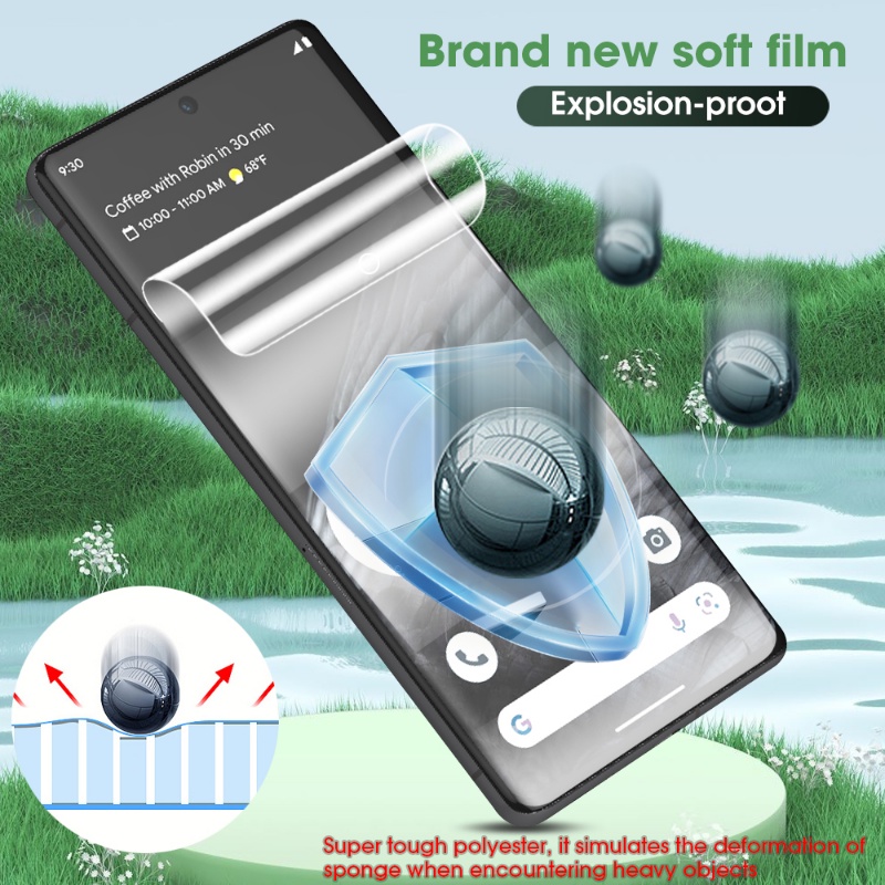 Mudah Dibersihkan Perlindungan Layar Aksesoris Anti-fingerprint Water Condensation Film Ultra-Tipis TPU Film Telepon Kualitas Tinggi Frosted Hydrogel Film Untuk Samsung Galaxy S23 Series