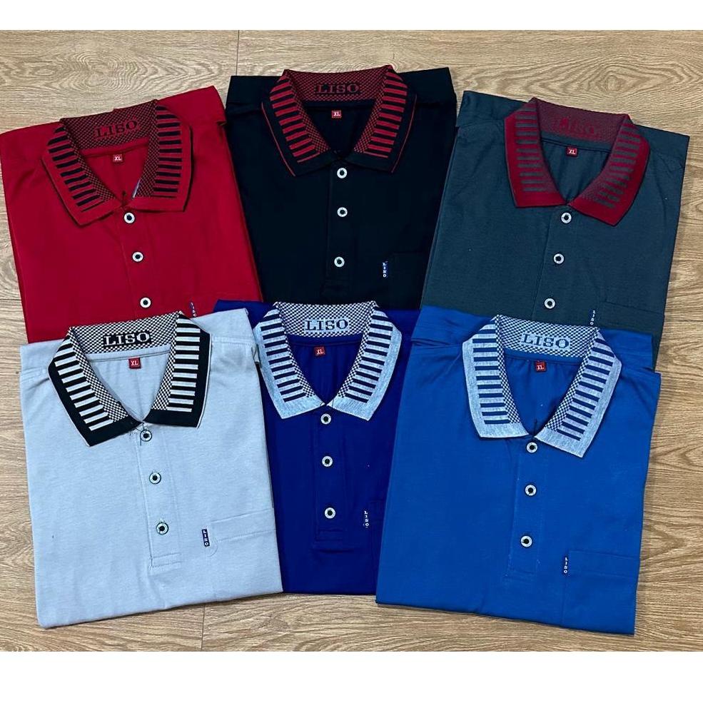 SPECIAL PRICE Liso wear - Kaos kerah polo polos saku | kerah pria saku polos | polo shirt saku