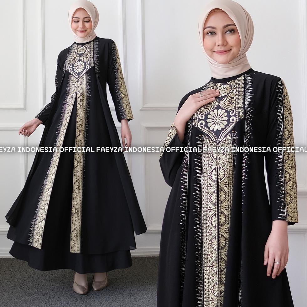 READY Gamis Abaya Turkey 1062 Hawa Mega Store Farzolla 2 Longdress Busana Muslimah