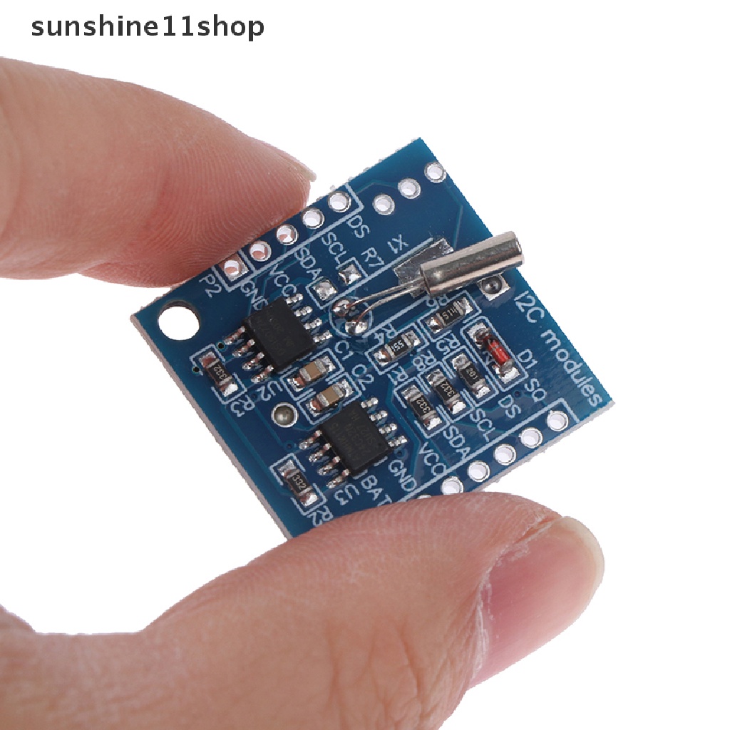 Sho 1PCS New Arrival AT24C32 Jam Real Time RTC I2C DS1307 Modul Tanpa N