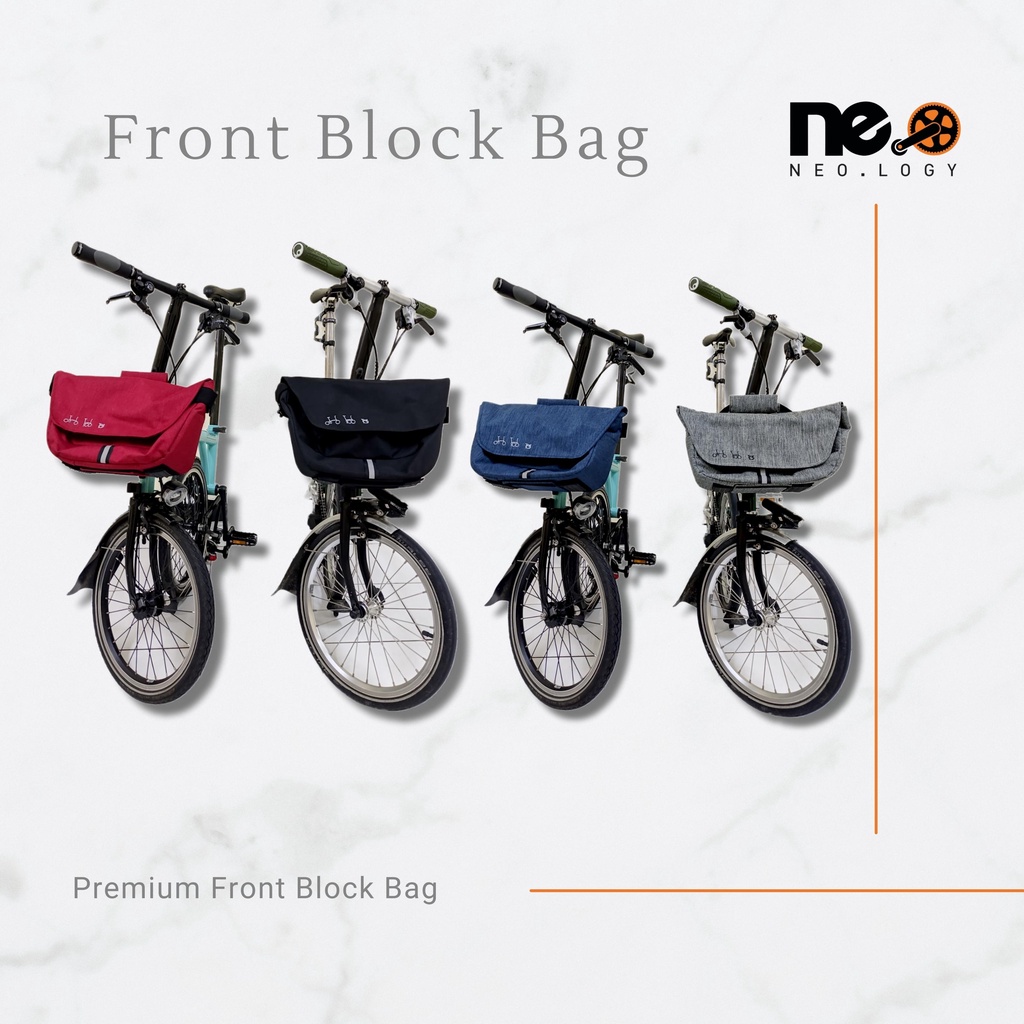 Tas Sepeda Lipat Front Block - Frontbag Neology