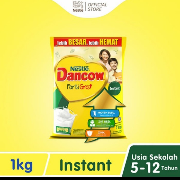 

[ COD ] susu dancow fortigro instant 1kg susu dancow putih