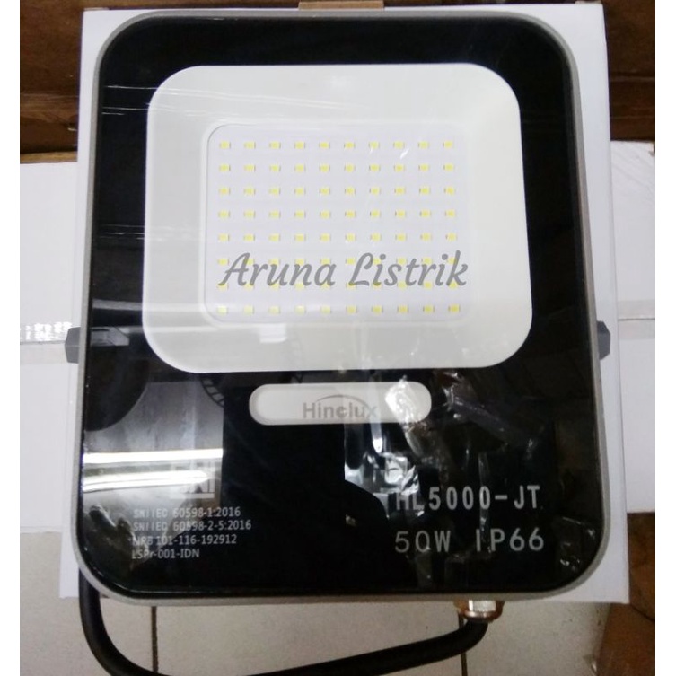 Hinolux HL5000-JT Lampu Sorot LED SMD 50w 50 Watt IP66 SNI Outdoor