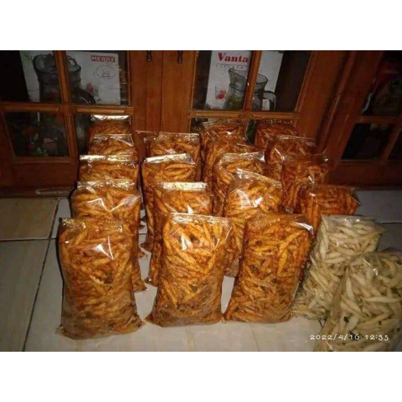 

tiktuk gurih pedas renyah ( 250g Rp 15.000)