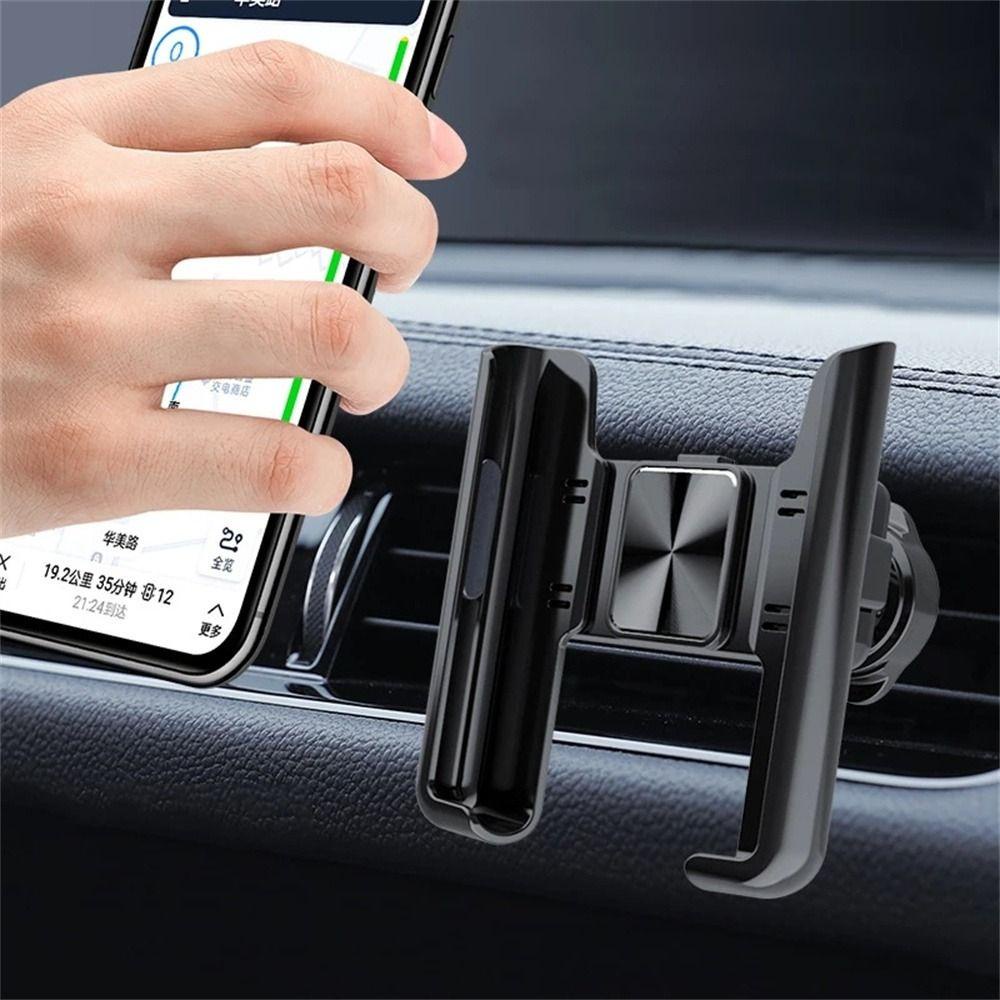 Agustinina Car Phone Holder Portable Universal Perlengkapan Mobil Dekorasi Interior Dudukan Ponsel Klip Ventilasi Udara Mobil Bracket Ponsel Mobil