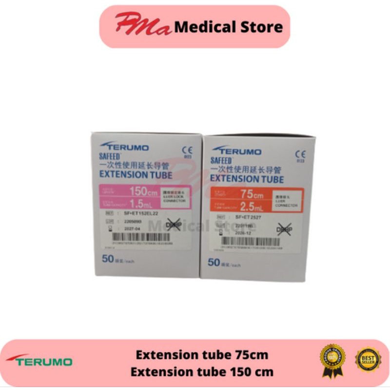 Extension Tube 75 cm/ 150cm Terumo Harga/ pcs