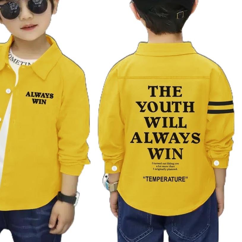 ✼ DVC 3-12th/ Hem Kids WINZ/ kemeja anak laki laki/ atasan anak ➵