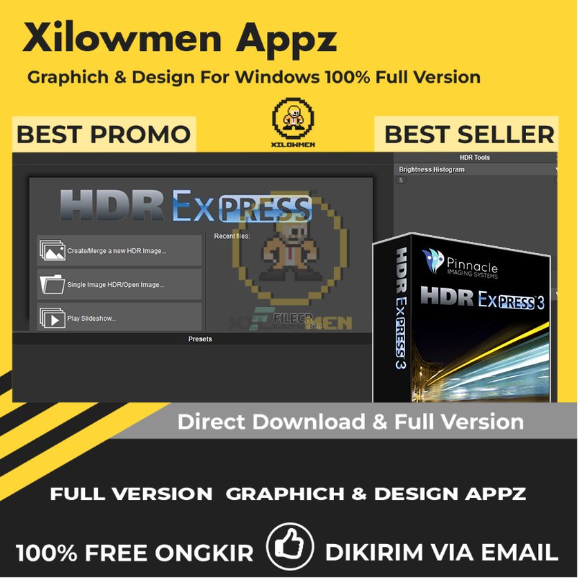 [Full Version] Pinnacle Imaging HDR Express Pro Design Graphics Lifetime Win OS