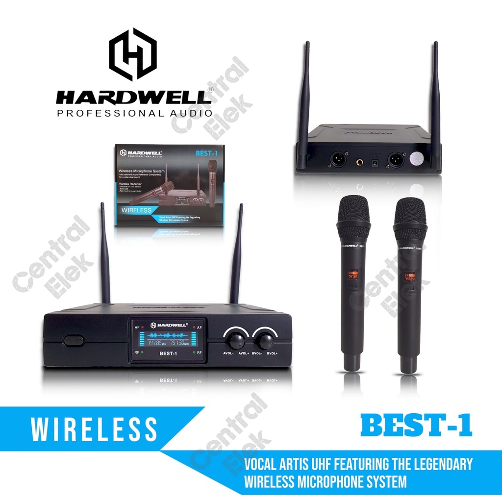 mic wireless hardwell best 1 HANDLE ORYGINAL hardwell best1
