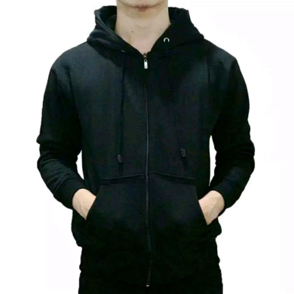 Jekta Pria Polos Hoodie Jumbo / Jaket Hodie Jumbo /JAKET POLOS HOODIE JUMBO L-XXXL  / Jaket Pria Hod