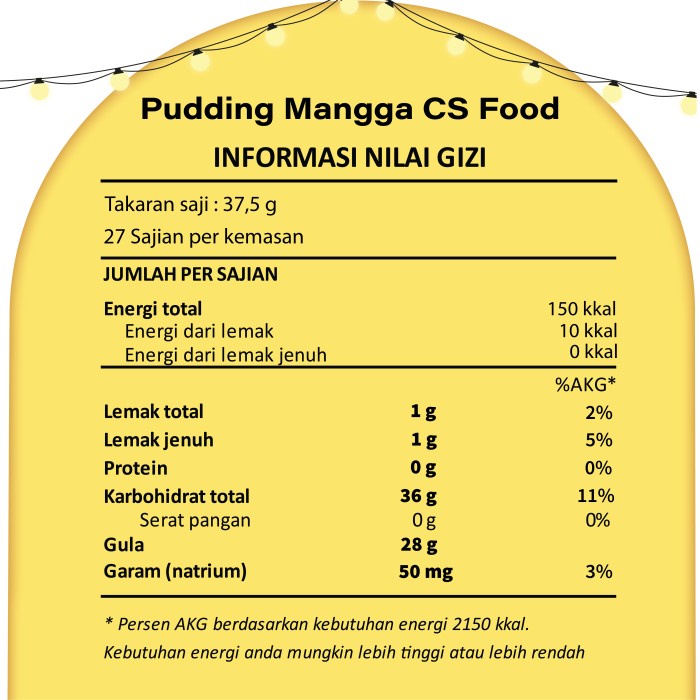 

BUBUK INSTAN SILKY PUDING MANGGA 1KG PUDDING LEMBUT PUDOT CS FOOD