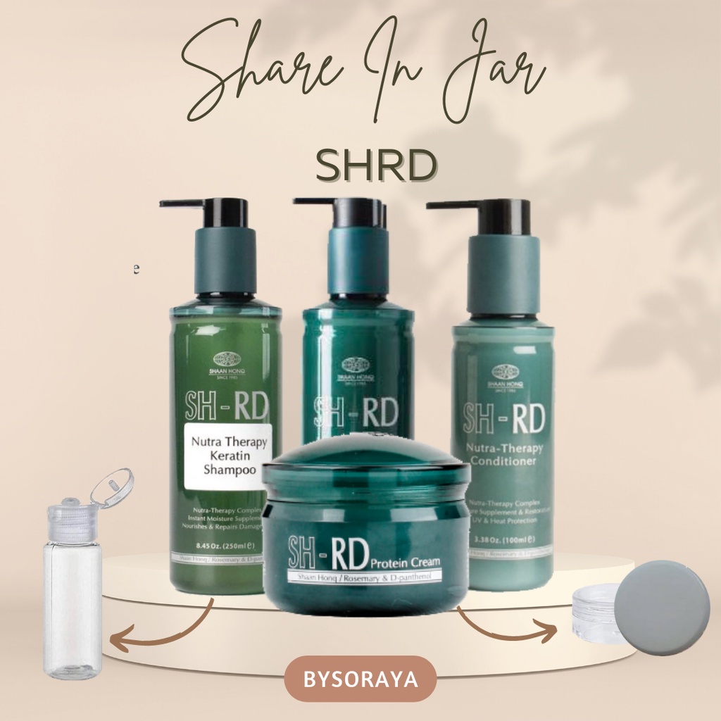 [SHARE IN JAR] SH-RD SHRD KERATIN CONDITIONER SHAMPOO PROTEIN CREAM COLLAGEN SHAMPOO