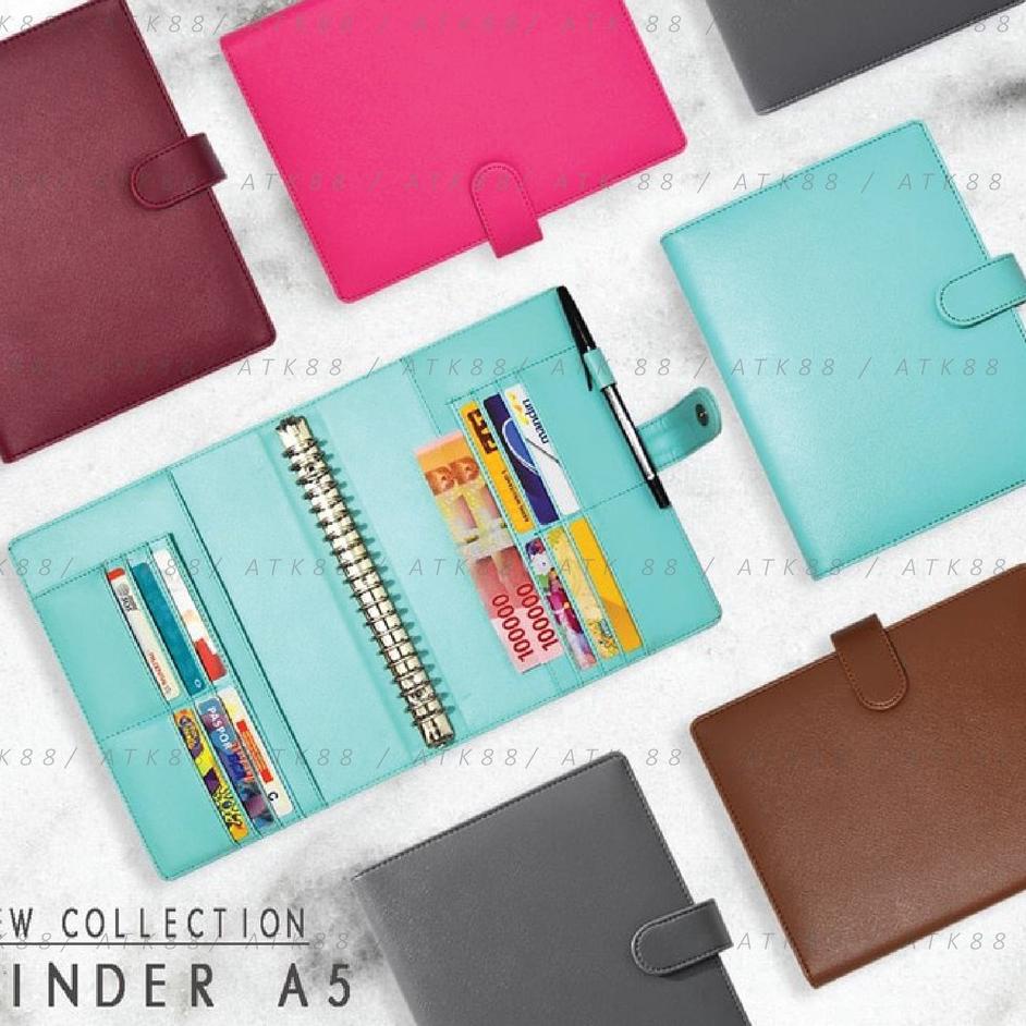 

Baru Bermanfaat BINDER POLOS KULIT 20 RING A5