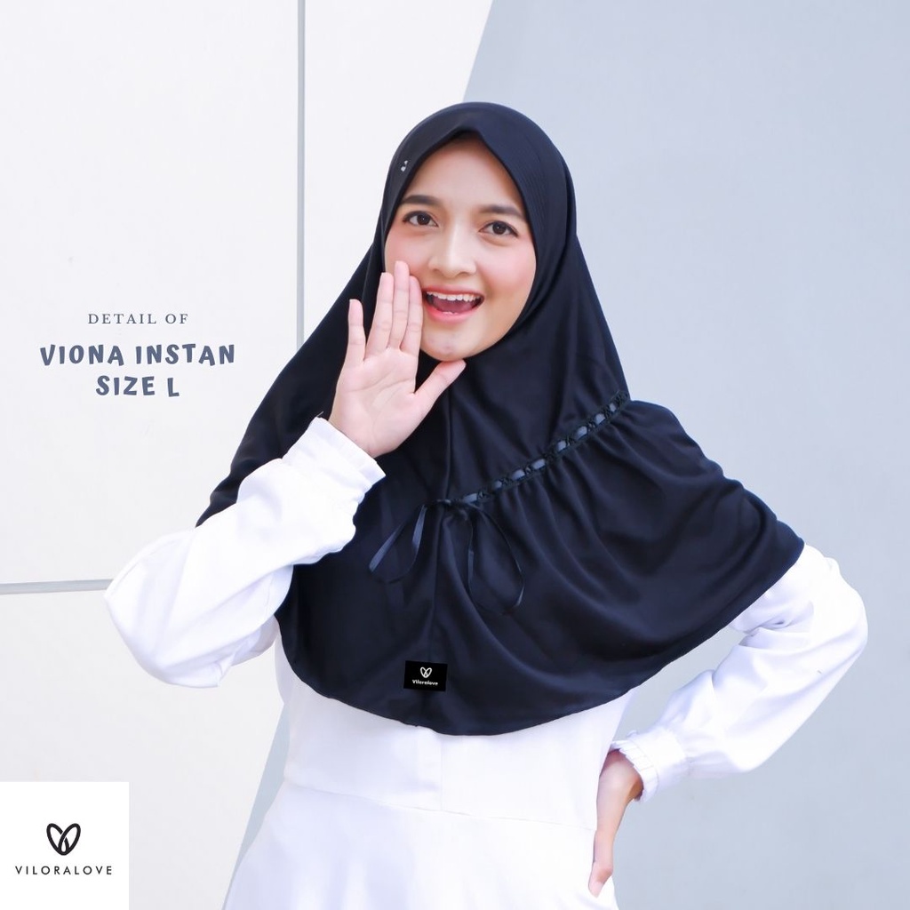 VILORALOVE MODEL BARU VIONA JILBAB KERUDUNG SEKOLAH  SD SMP SMA PREMIUM