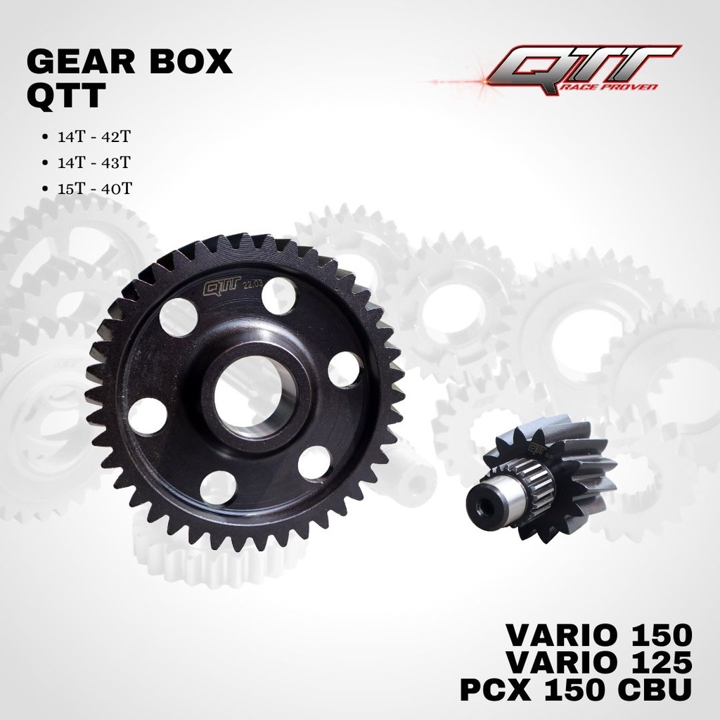 Gear Box RASIO QTT VARIO 150 125