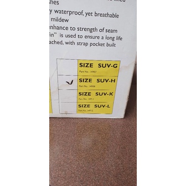 cover krisbow prestige suv H