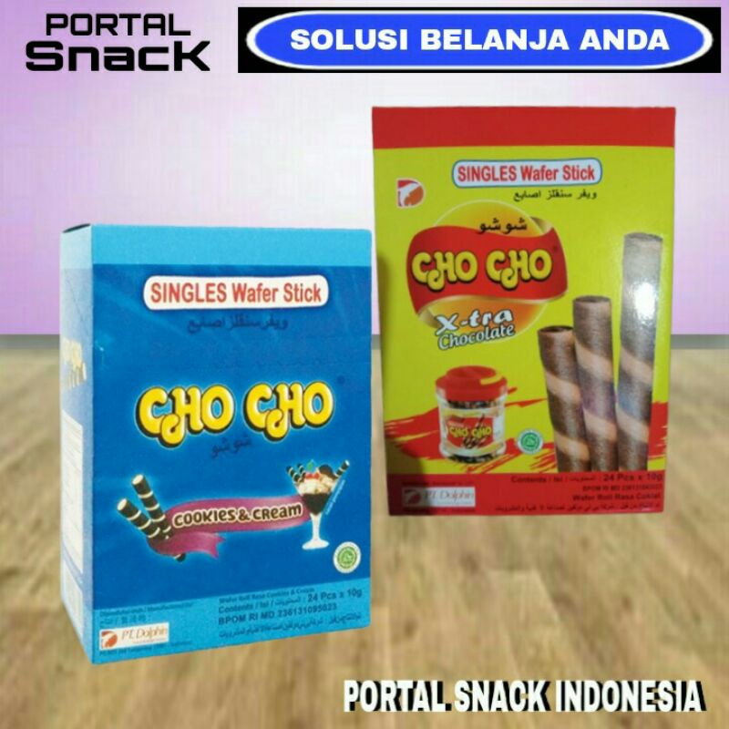 

CHO CHO SINGLES wafer stick isi 24 pcs