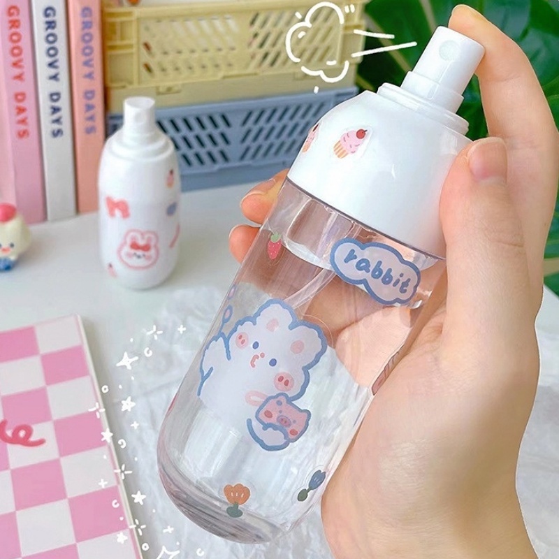 Botol Dispenser Travel Portable 50ml/Free Stiker Botol Kosong Spray Kosmetik/Alat Sortir Sample Lotion Serbaguna