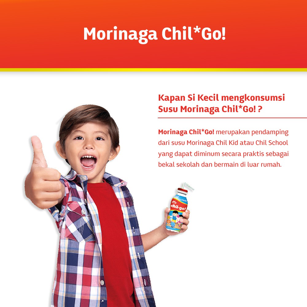 CHIL GO MORINAGA SUSU FORMULA 6PCS x 130ML