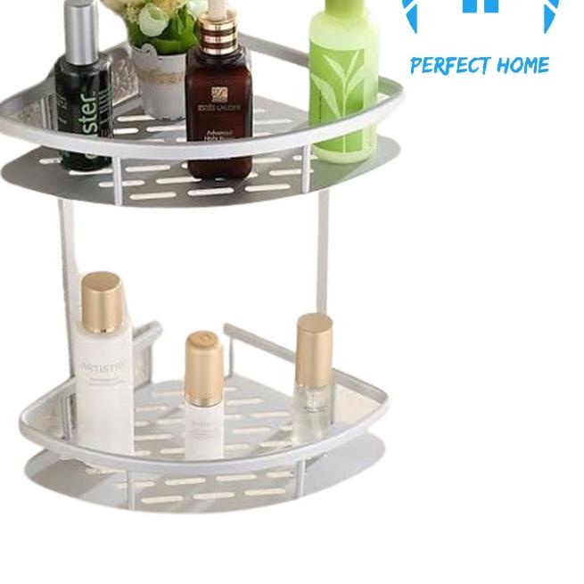 ✭ RAK SUDUT DINDING KAMAR MANDI 2 SUSUN  [PERFECTHOME] ✲