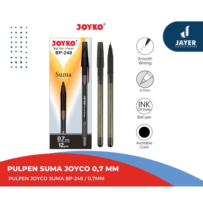 Pulpen Gel joyko 1 PCS 0,7mm / Pulpen Tulis / Ballpoint Joyko