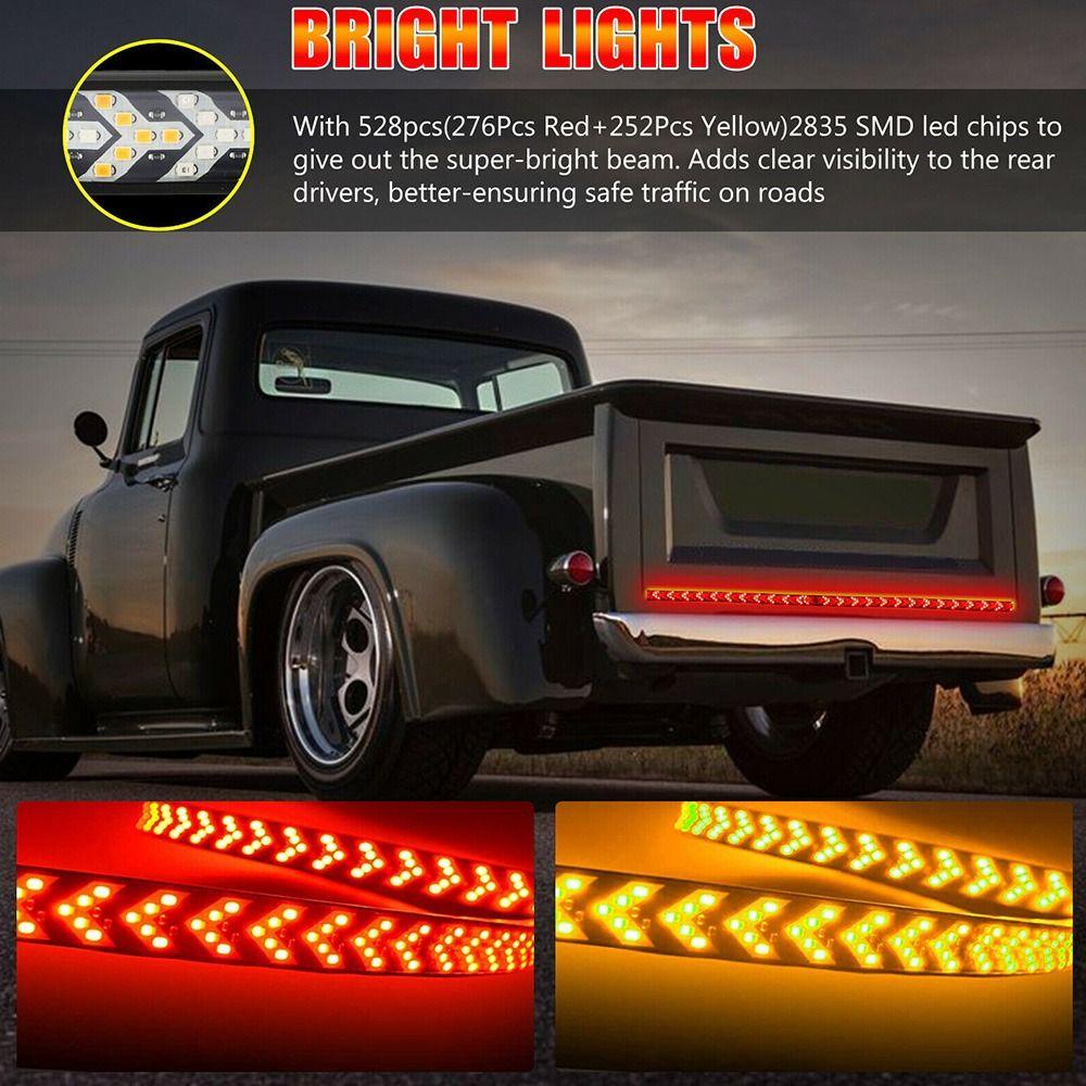 POPULAR Lampu Truk Strip Waterproof 12V Reverse Light Bar Lampu Belakang LED