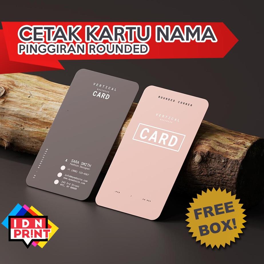 

U30 IDN PRINT - Cetak Murah Kartu Nama Rounded Pinggiran Pingul SUPER LARIS MK05