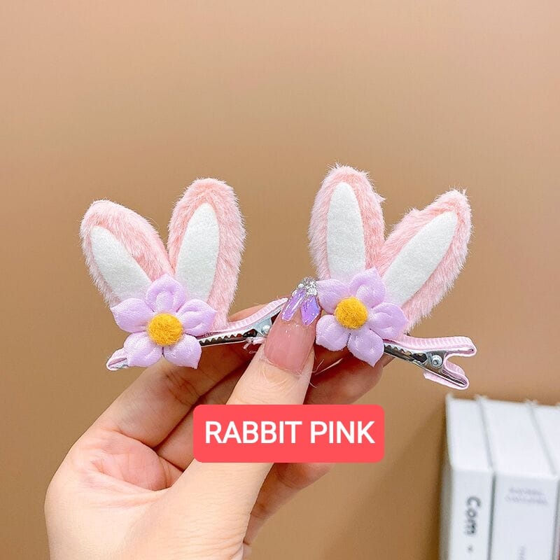 JEPIT RABBIT AKSESORIS JEPITAN RAMBUT ANAK LUCU FASHION KOREA IMPORT LINABELL STELLA LOU